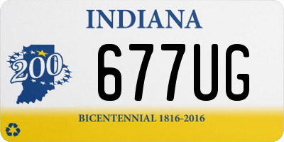 IN license plate 677UG