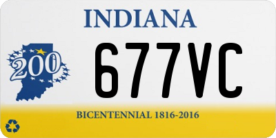 IN license plate 677VC