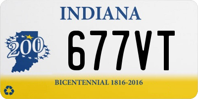 IN license plate 677VT