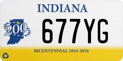 IN license plate 677YG