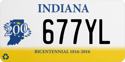 IN license plate 677YL