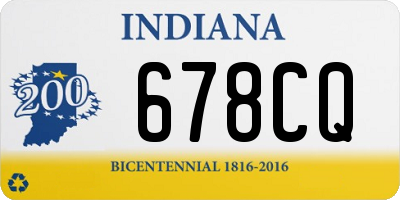 IN license plate 678CQ