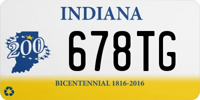 IN license plate 678TG