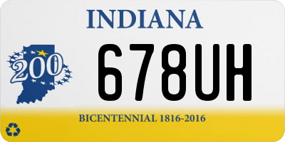 IN license plate 678UH