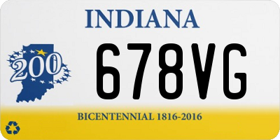 IN license plate 678VG