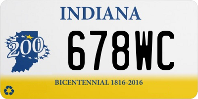 IN license plate 678WC