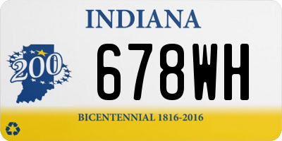 IN license plate 678WH