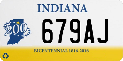 IN license plate 679AJ