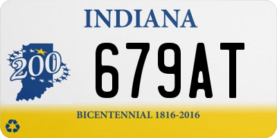 IN license plate 679AT