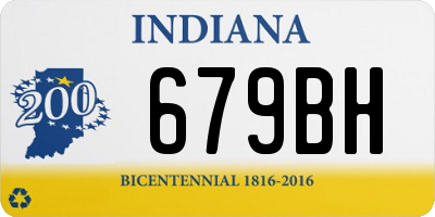 IN license plate 679BH