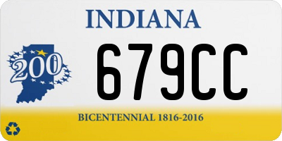 IN license plate 679CC