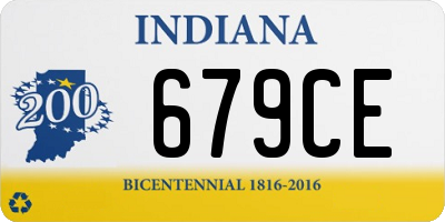 IN license plate 679CE