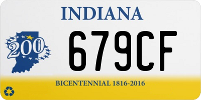 IN license plate 679CF