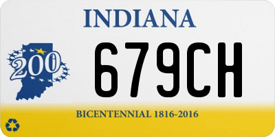 IN license plate 679CH