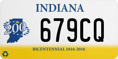 IN license plate 679CQ