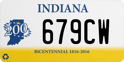 IN license plate 679CW