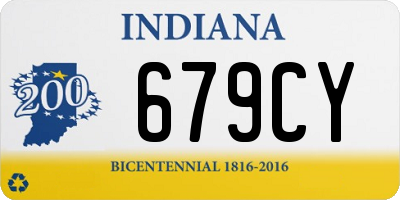 IN license plate 679CY