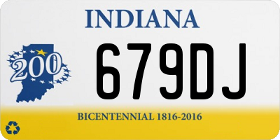 IN license plate 679DJ