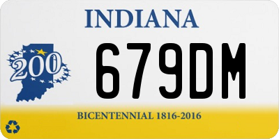 IN license plate 679DM