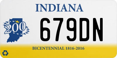 IN license plate 679DN