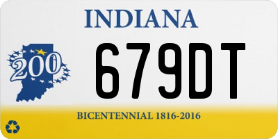 IN license plate 679DT