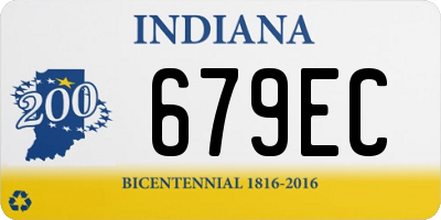 IN license plate 679EC