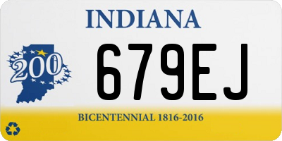 IN license plate 679EJ