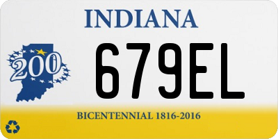 IN license plate 679EL