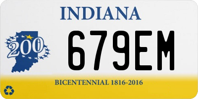 IN license plate 679EM