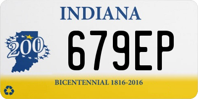 IN license plate 679EP