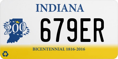 IN license plate 679ER