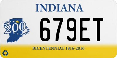 IN license plate 679ET