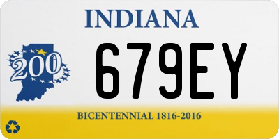 IN license plate 679EY