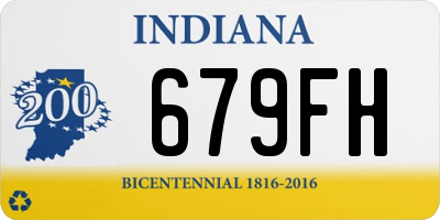 IN license plate 679FH