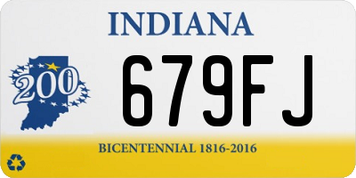 IN license plate 679FJ