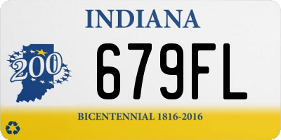 IN license plate 679FL
