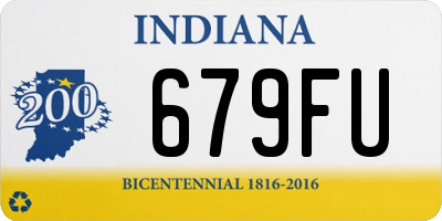 IN license plate 679FU