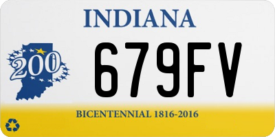 IN license plate 679FV