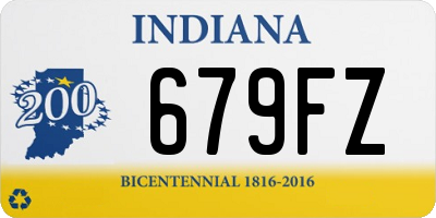 IN license plate 679FZ