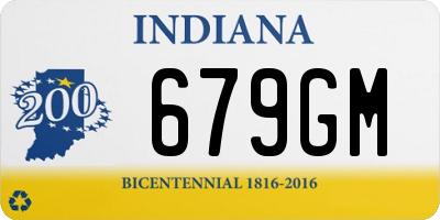 IN license plate 679GM