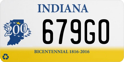 IN license plate 679GO