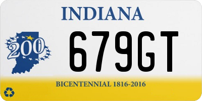 IN license plate 679GT