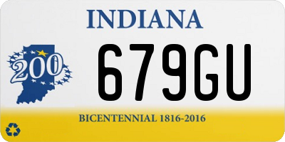 IN license plate 679GU