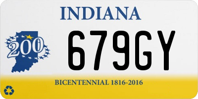 IN license plate 679GY