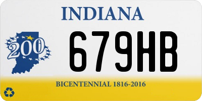 IN license plate 679HB