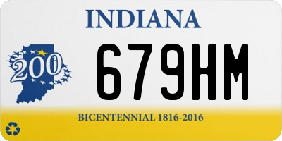 IN license plate 679HM