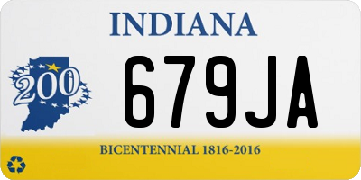 IN license plate 679JA