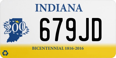 IN license plate 679JD