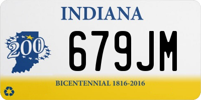 IN license plate 679JM