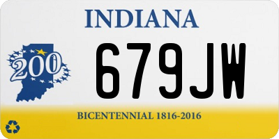 IN license plate 679JW